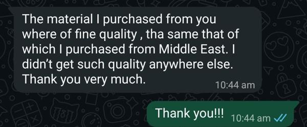 Soumini's WhatsApp message