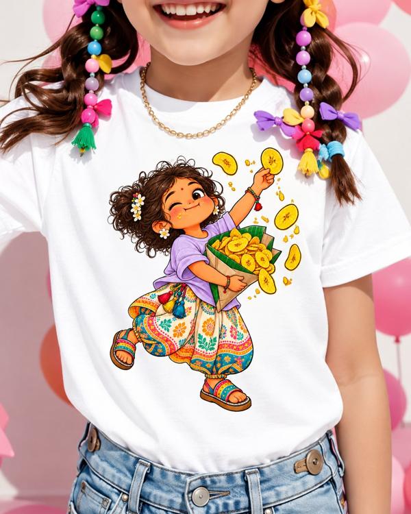Chips Party Tee — White