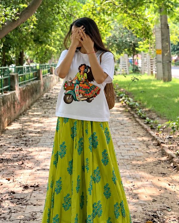 Scooter Diaries Tee — White
