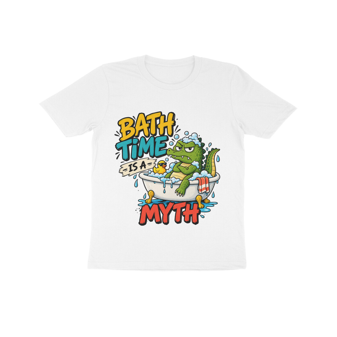 Bath Time Tee — White