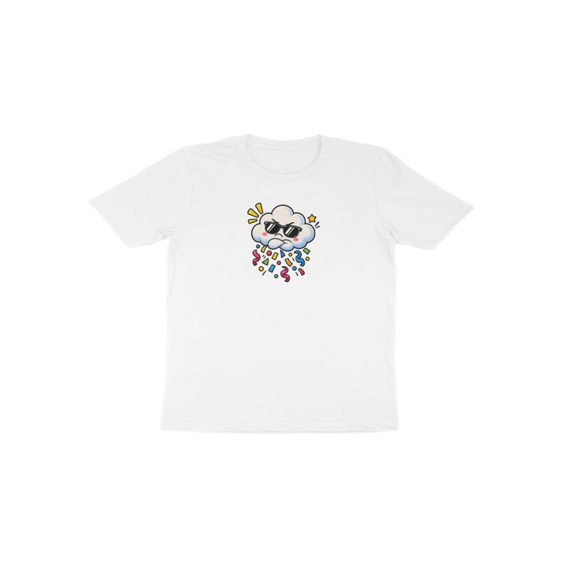 Grumpy Cloud Tee — White