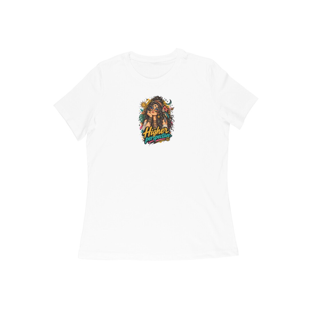 Higher Perspective Tee — White