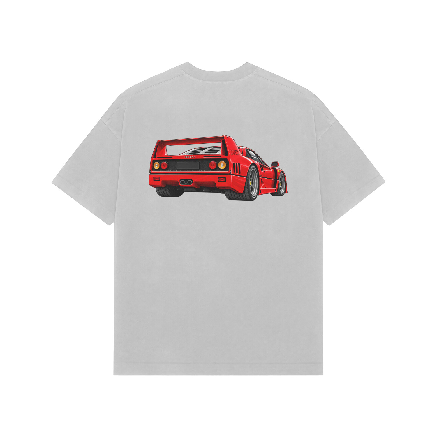 F40 Tee — Ash Grey