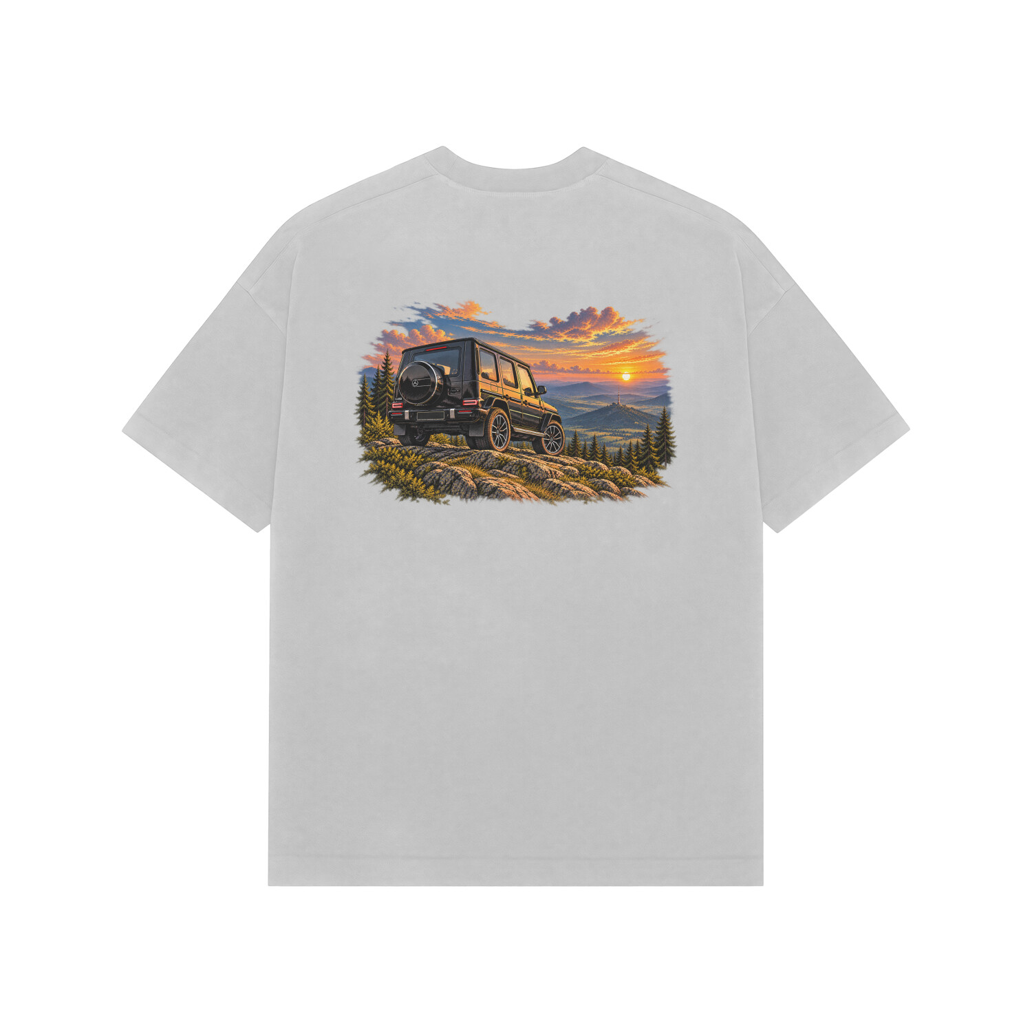 G-Wagen Tee — Ash Grey