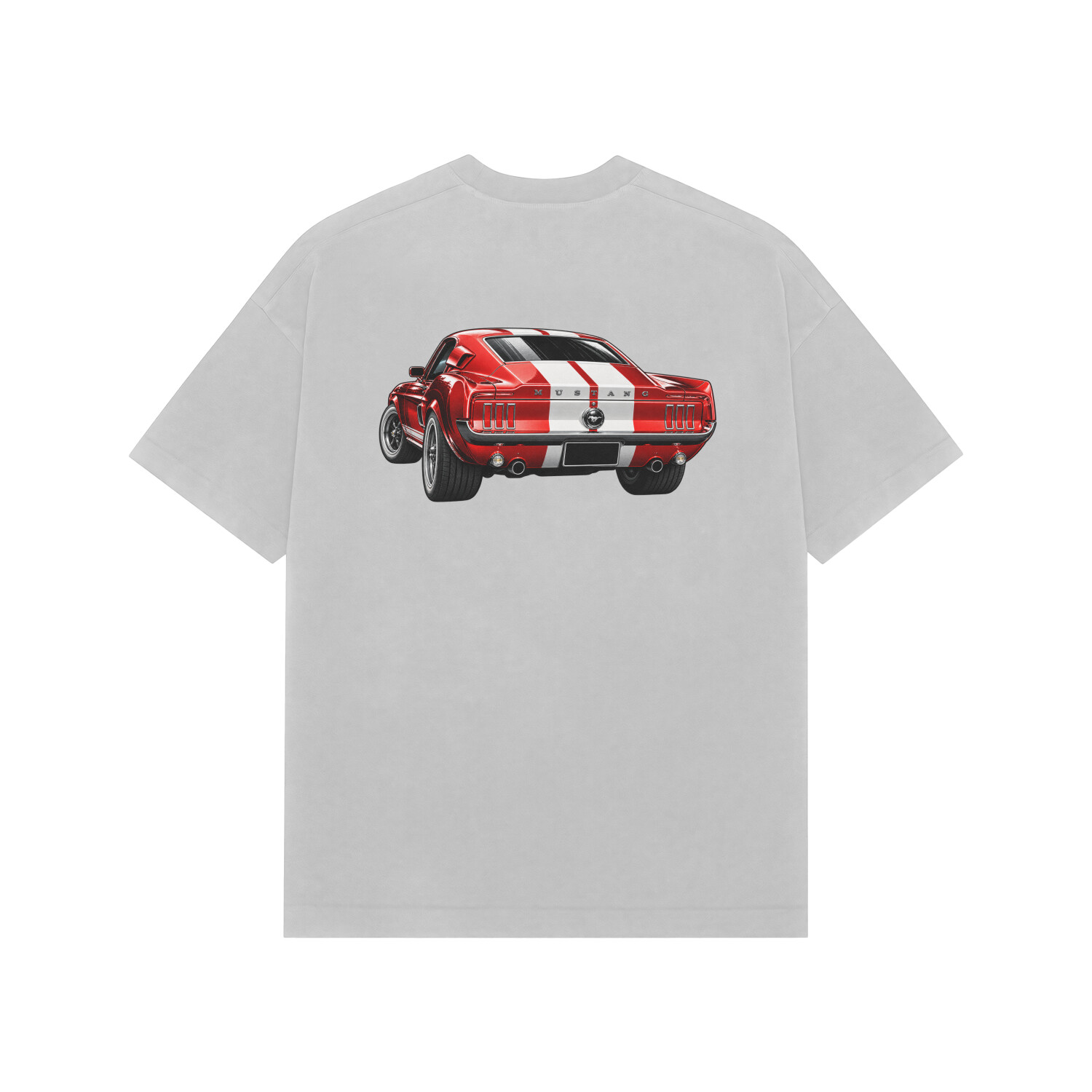 Mustang Tee — Ash Grey
