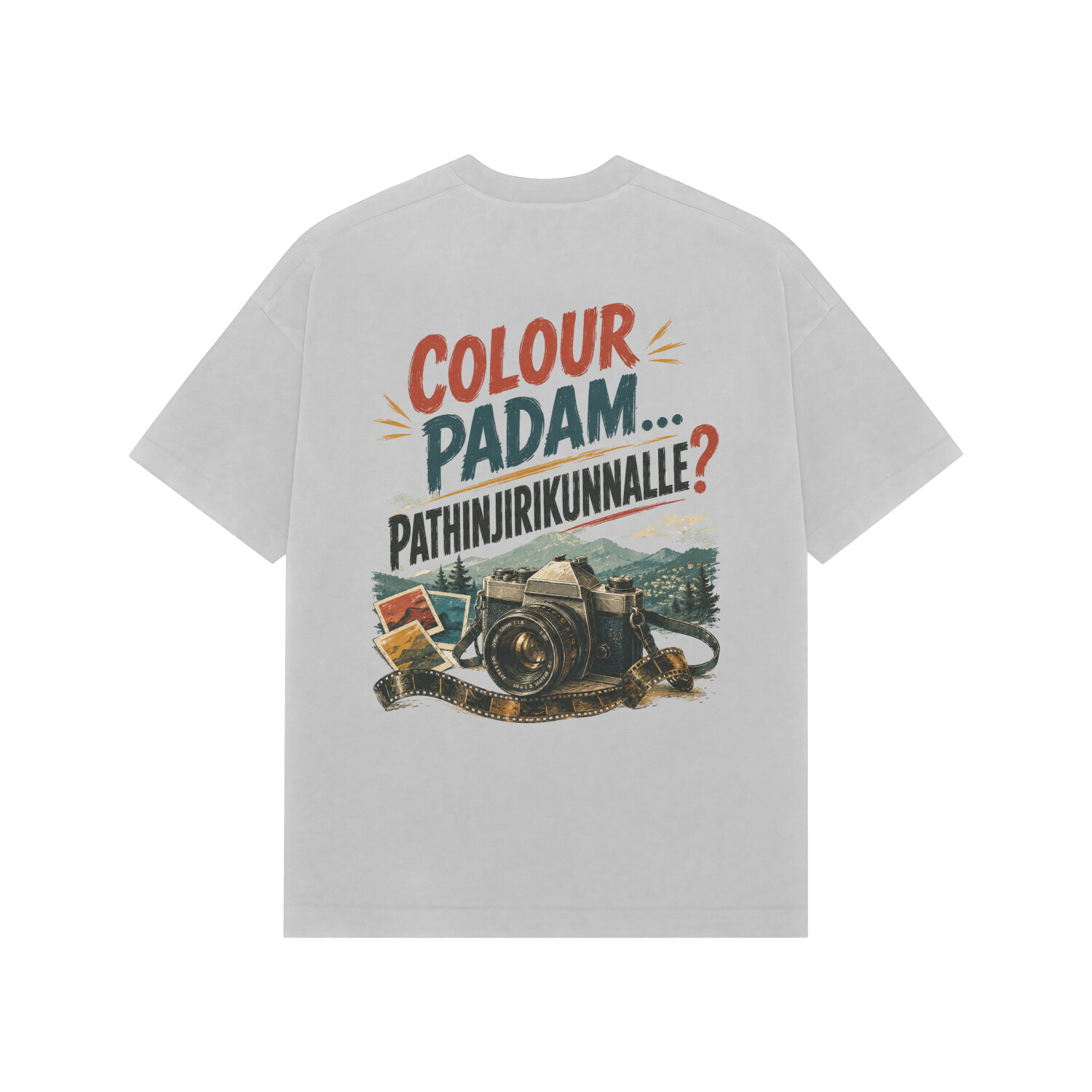 Colour Padam Tee — Ash Grey