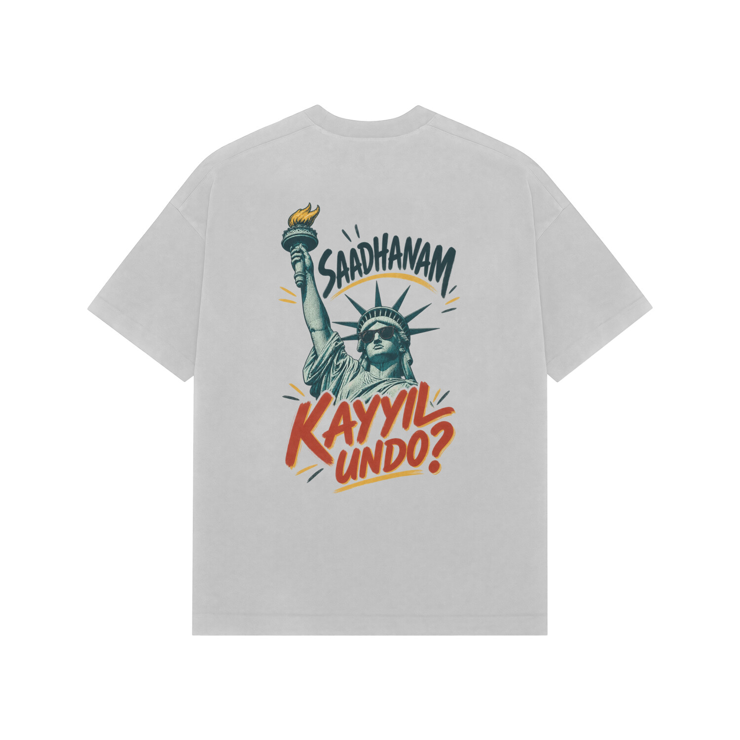 Sadhanam Kayil Tee — Ash Grey