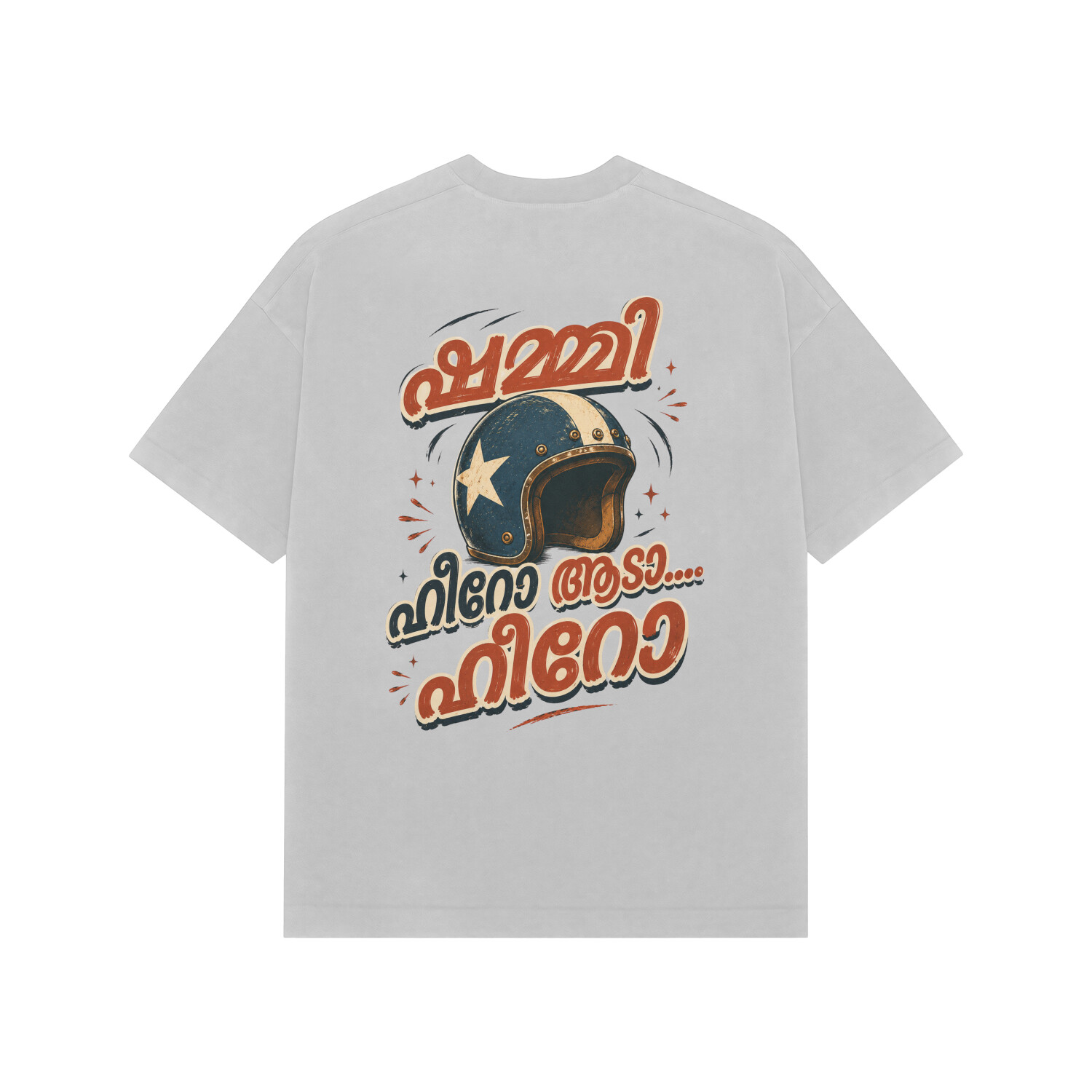 Shammi (Malayalam) Tee — Ash Grey