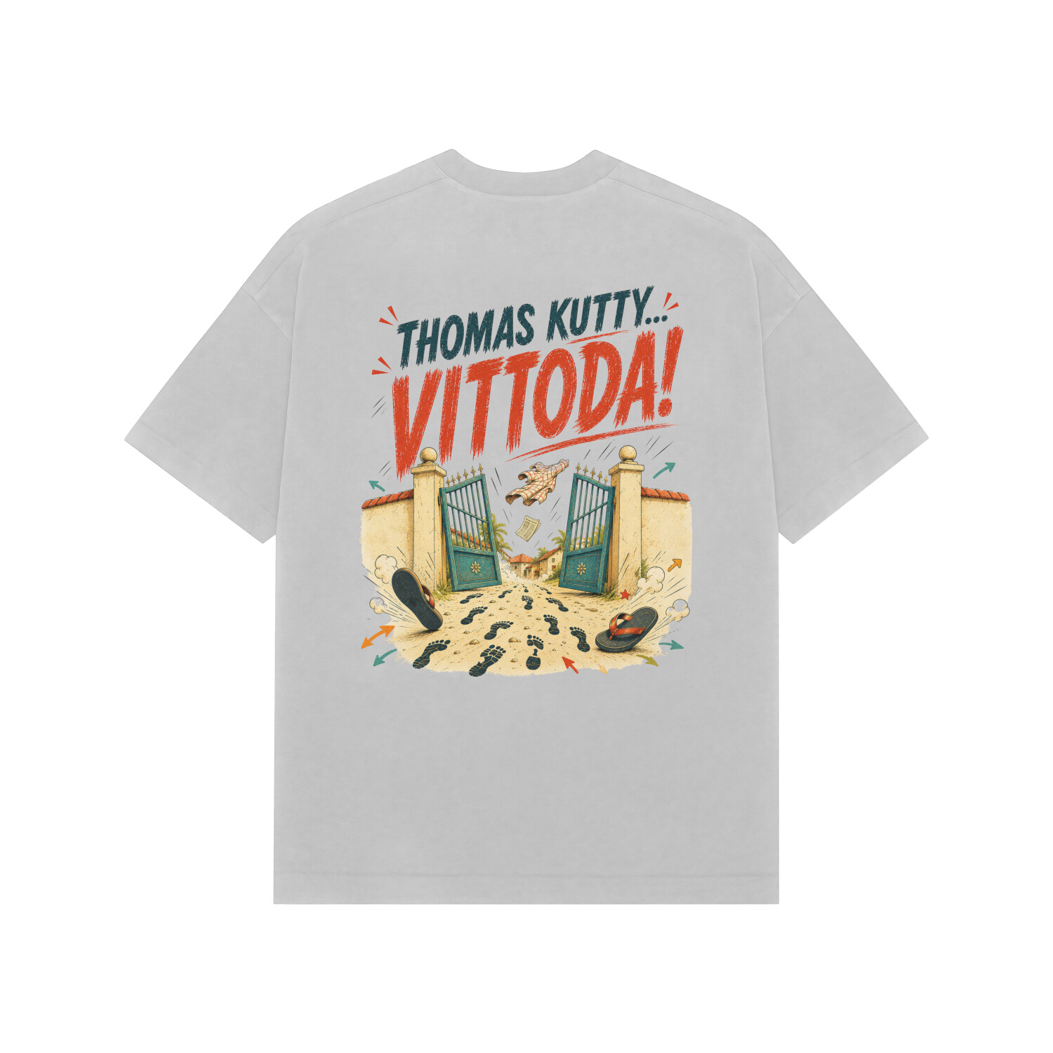 Thomaskutty Tee — Ash Grey