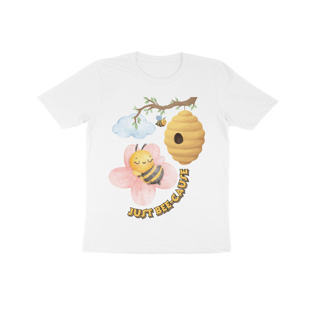Bee-Cause Tee — White