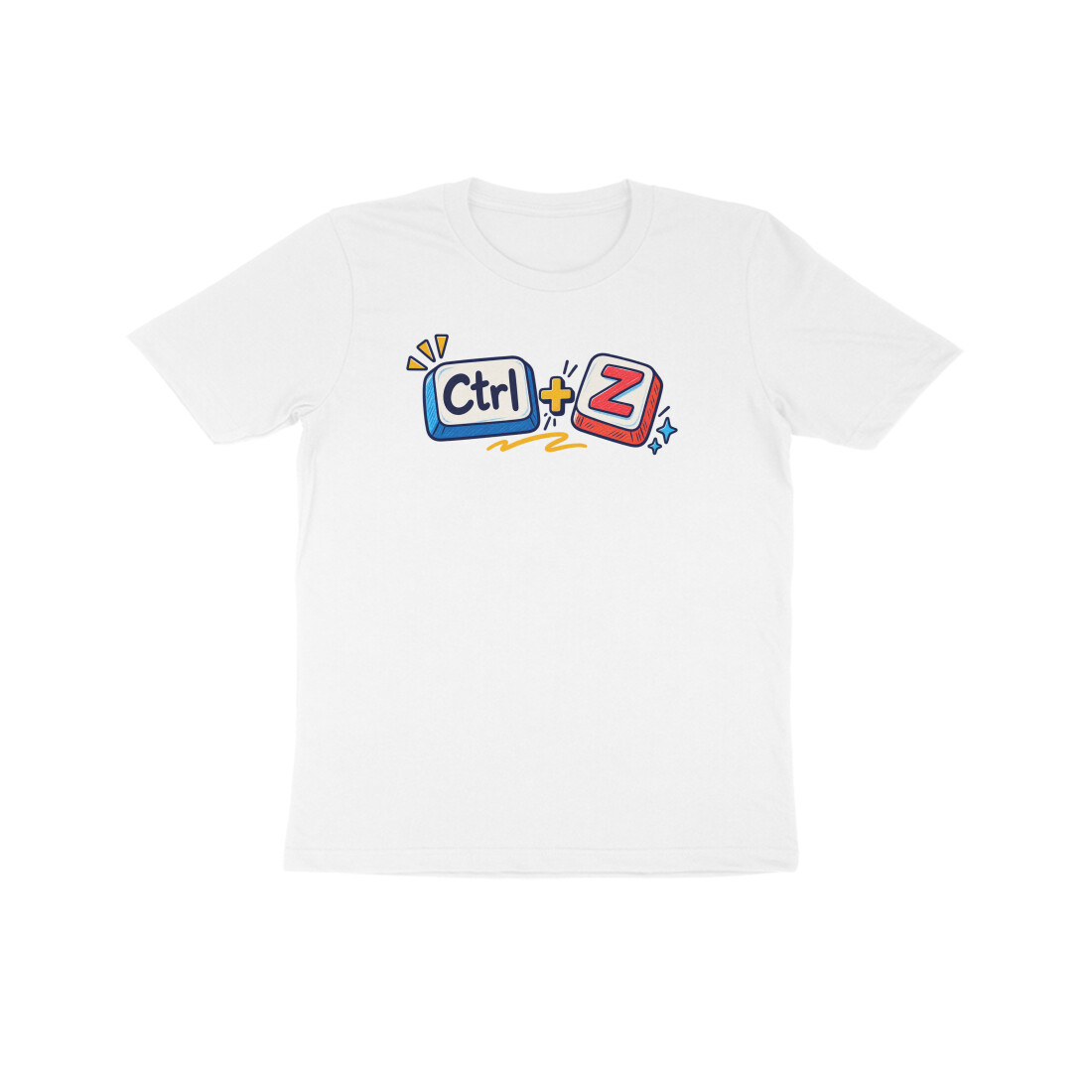 Ctrl+Z Tee — White