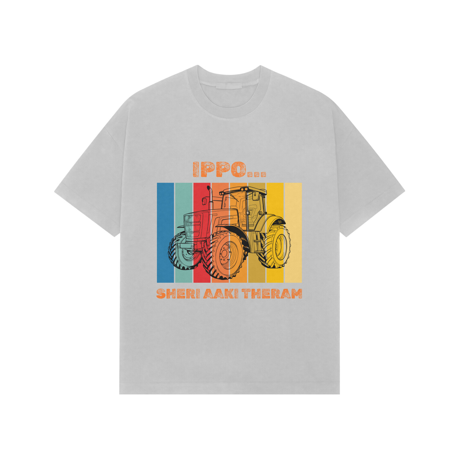 Ippo Sheriyakkithram Oversized — Ash Grey
