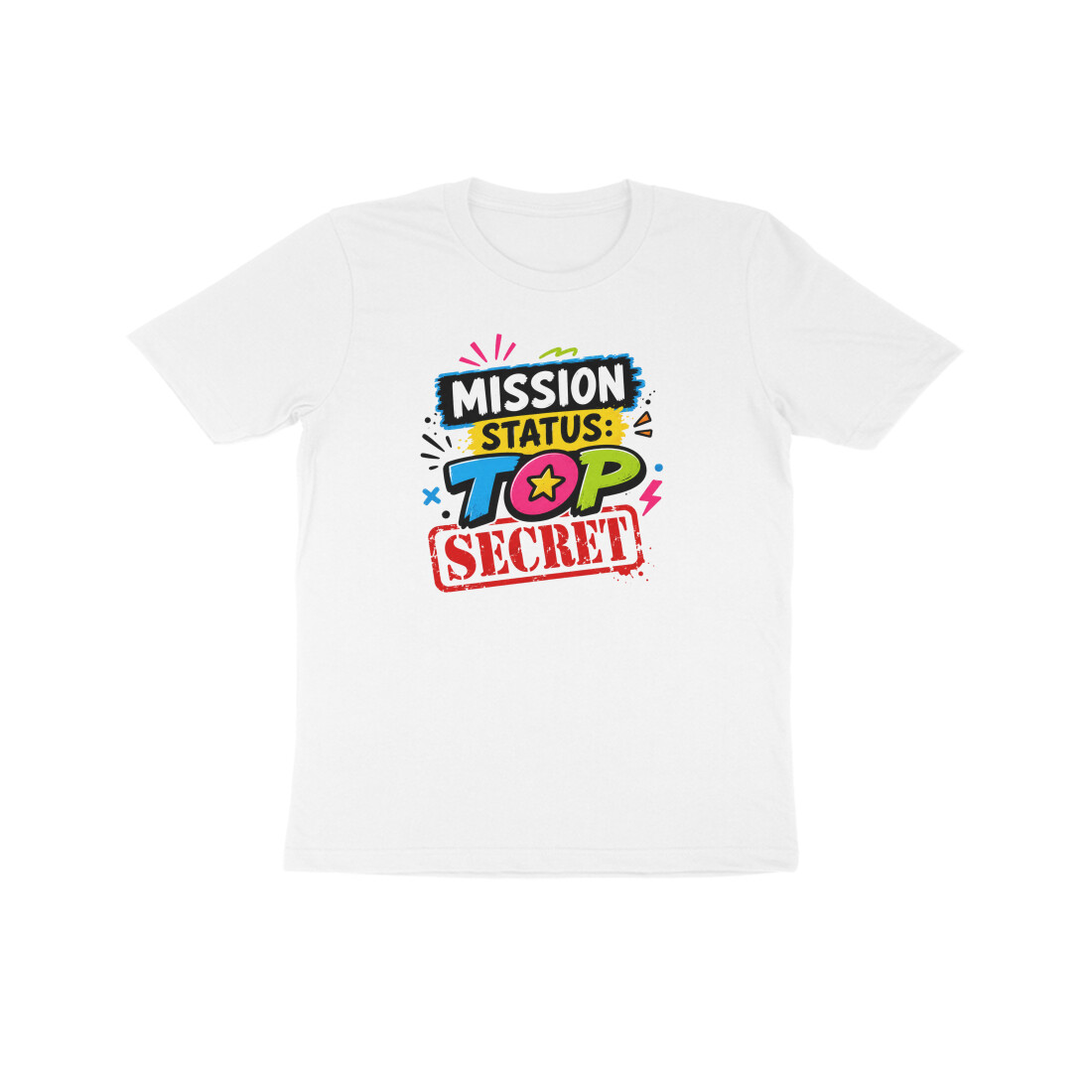 Top Secret Tee — White