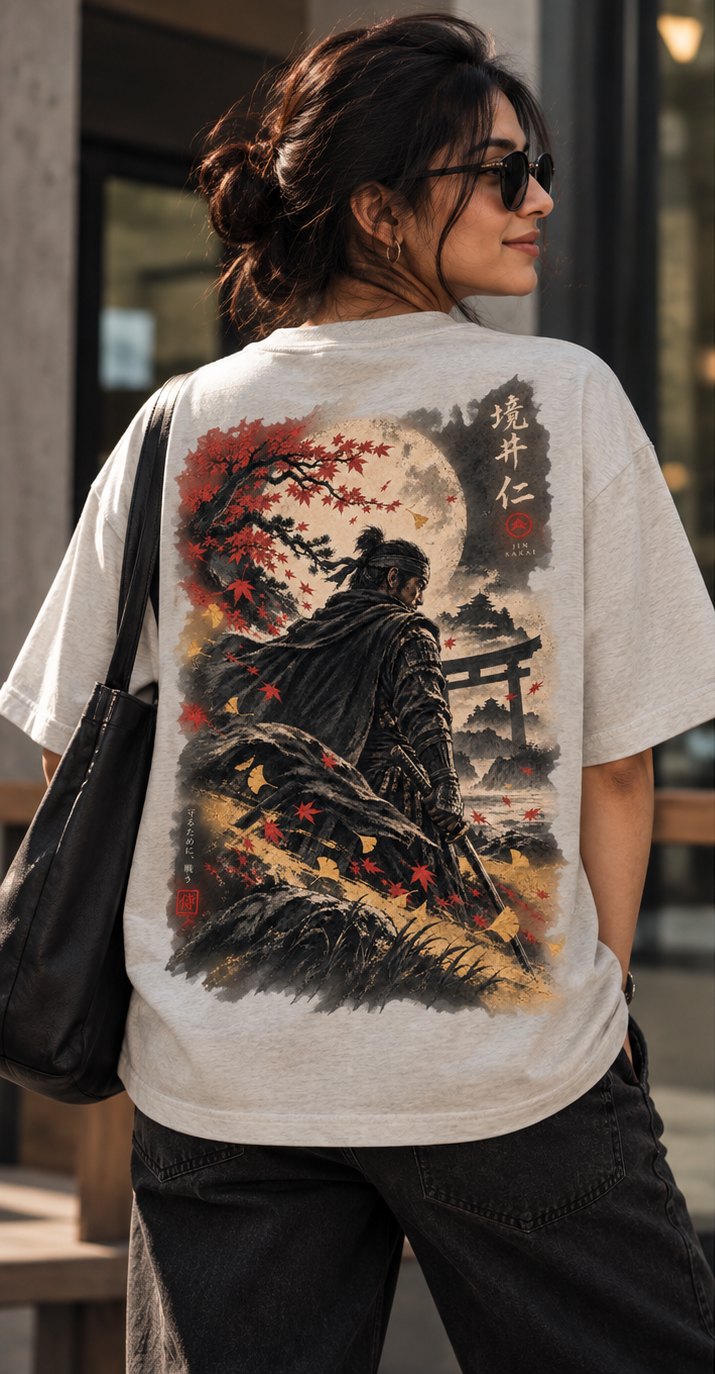 Ghost Tee tee, worn
